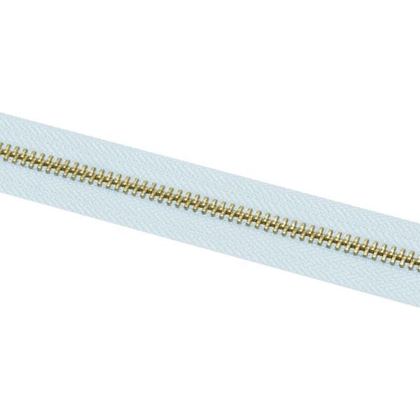 Cierre Bronce Dorado 6mm x metro