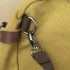Elements on the leather product: belts, fasteners, fasteners, zippers. Close-up image on light background
